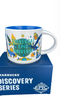 Starbucks Discovery Series Universal Epic Universe Ceramic Coffee Mug New w Box