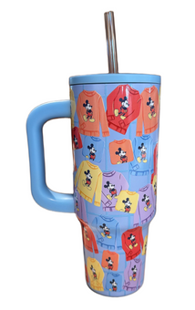 Disney Parks Mickey Mouse Crewneck Sweater Tumbler New with Tag