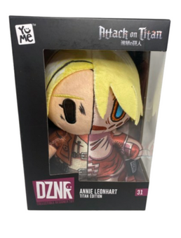 Attack on Titan DZNR Plush Figure Annie Leonhart Titan Edition New with Box