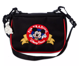 Disney Parks Mickey Mouse Pin Trading Crossbody Bag Small New With Tag