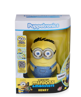 Universal Minions Despicable Me Henry Palm Puppetronic Toy New with Tag