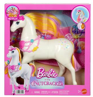 Barbie in the Nutcracker Land of Sweets Horse with Colorful Scented Hair Candy
