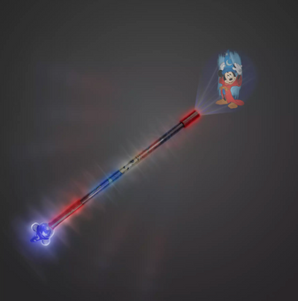 Disney Parks Sorcerer Mickey Light-Up Wand Fantasia New with Tag