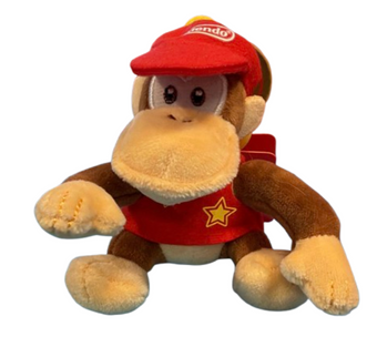 Universal Studios Diddy Kong Plush Keychain Super Nintendo World New With Tag
