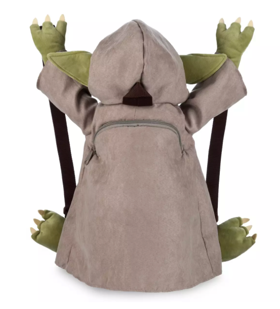 baby yoda backpack mini Star Wars The Mandalorian Grogu & Crabbies Cosplay Its light blue and brown tones give it a playful yet stylish look Loungefly Baby Yoda Plush Mini