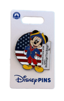 Disney Parks EPCOT World Showcase USA America Mickey Mouse Pin New with Tag