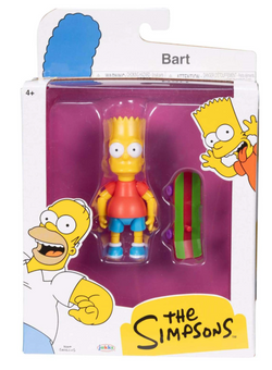 The Simpsons Bart 5" Action Figure New With Tag
