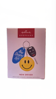 Hallmark 2025 Keepsake New Driver Photo Frame Christmas Ornament New with Box