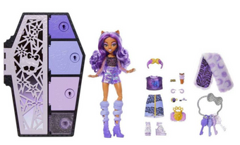 Monster High Skulltimates Secrets Fearidescent Clawdeen Wolf Fashion Doll New