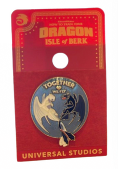 Universal Studios How to Train Your Dragon Isle Of Berk Together We Fly Pin New