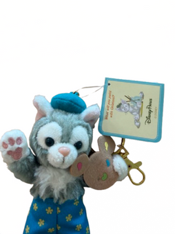 Disney Parks Aulani Resort Gelatoni Cat Duffy Friend Plush Keychain New W Tag