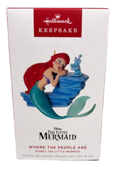 Hallmark Disney The Little Mermaid Where the People Are Christmas Ornament New