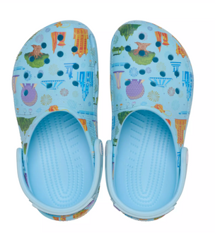 Disney Parks Walt Disney World Blue Clogs for Adults Crocs M11 New With Tag