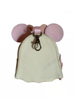 Disney Parks Halloween Pastel Minnie Ghost Pouch Bag Charm New with Tag