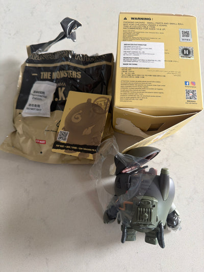 Pop Mart Labubu The Monsters x Kow Yokoyama Ma.k Darksteel New w Box USA SELLER