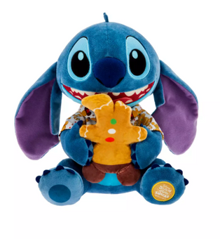 Disney Parks Stitch Attacks Snacks Plush Gingerbread LimitedNovember New W Tag