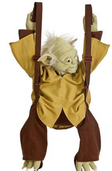 Disney Parks Star Wars Yoda Plush Backpack Bag New with Tag
