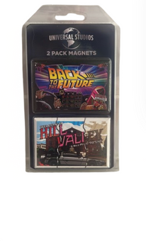 Universal Studios 40th Back To The Future Movie 2 Pack Magnets New Sealed