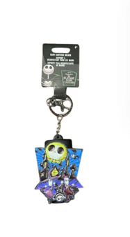 Disney Parks The Nightmare Before Christmas Jack Hand Sanitizer Holder Keychain