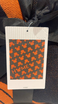 Disney Parks Home Halloween Mickey Pumpkin Throw Blanket New with Tag