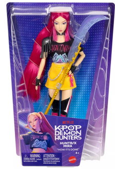 KPop Demon Hunters HUNTR/X Mira Fashion Doll in Removable Look New w Box