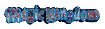 Disney Parks Walt Disney World Magic Kingdom Logo Symbol Magnet New With Tag