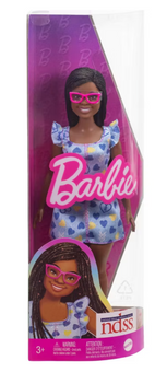 Barbie 13.2" Fashionistas Doll Black Hair/Brown Eyes Down Syndrome New With Tag