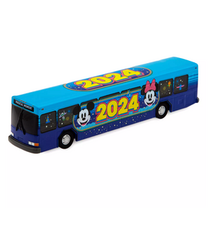Disney Parks WDW 2024 Die Cast Metal Toy Bus New with Card