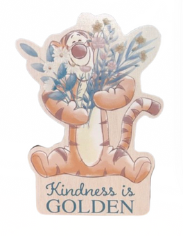 Disney Parks Winnie the Pooh Tigger Kindness is GOLDEN Magnet New with Tag