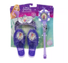 Disney 100 Princess Rapunzel Accessory Set Tiara Wanda and 1 Pair of Shoes New