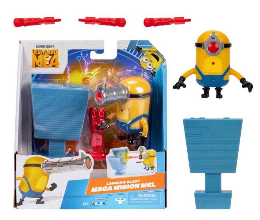 Universal Studios Despicable Me 4 Minions Launch & Blast Mega Minion Mel New Box