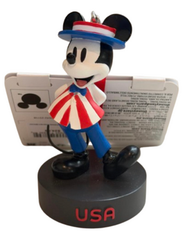 Disney Parks Epcot World Showcase Mickey USA Christmas Ornament New With Tag