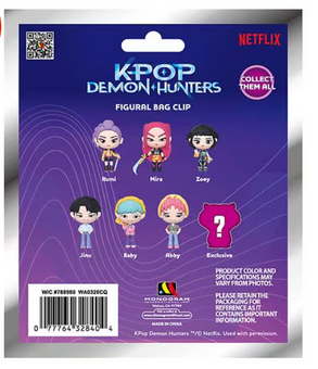 Kpop Demon Hunters Blind Bag Clip (Character May Vary) Toy New with Tag