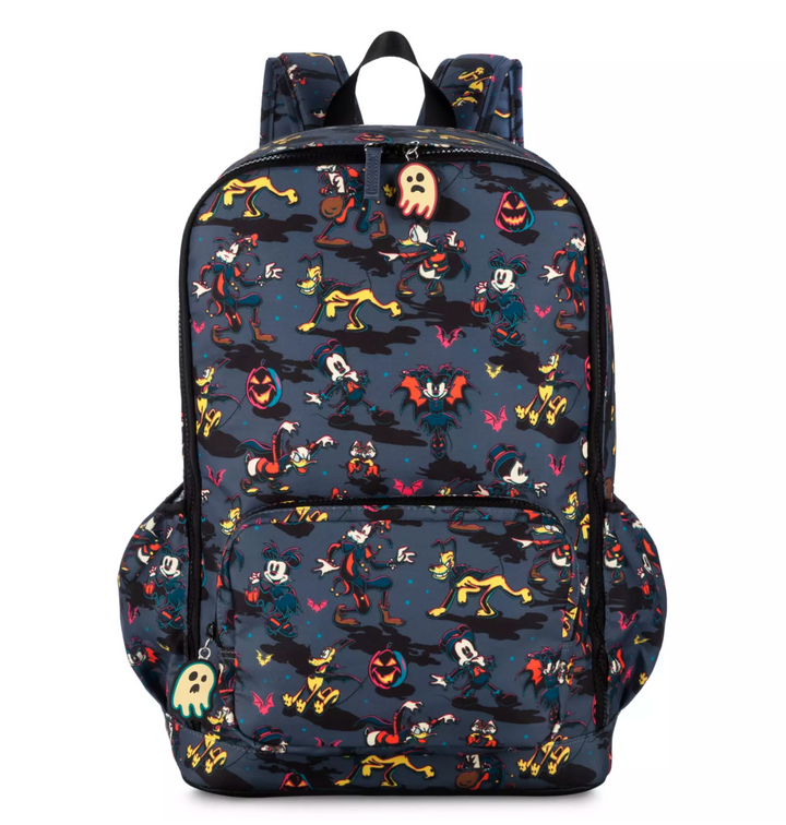 DisneyParks Double Zip Backpack Disney Parks Princess Moana Jasmine Merida and Flowers Mini  main image 3