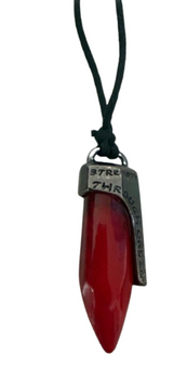 Disney Parks Star Wars Galaxy Edge Red Kyber Crystal Necklace New With Tag