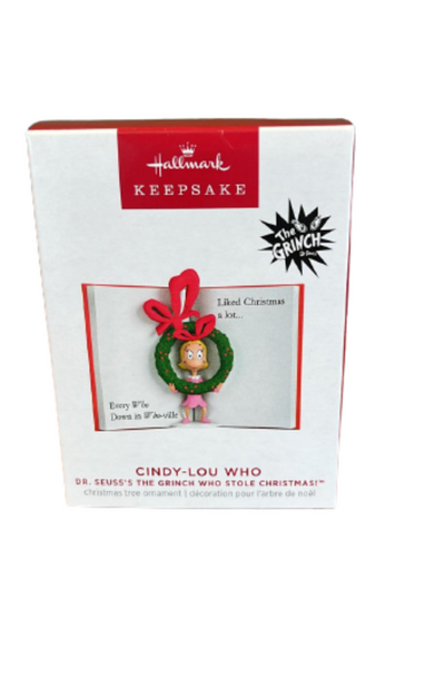 Hallmark 2023 Keepsake Dr. Seuss's Cindy-Lou Who Christmas Ornament New w Box