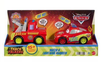 Disney Pixar Cars Radiator Springs Race & Rescue Track Talkers McQueen Toy New
