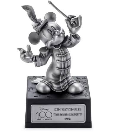 Disney 100 Celebration Mickey Band Concert Figure by Royal Selangor Limited New