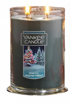 Yankee Candle Magical Frosted Forest Holiday 2-Wick Tumbler Jar Candle 22 oz New