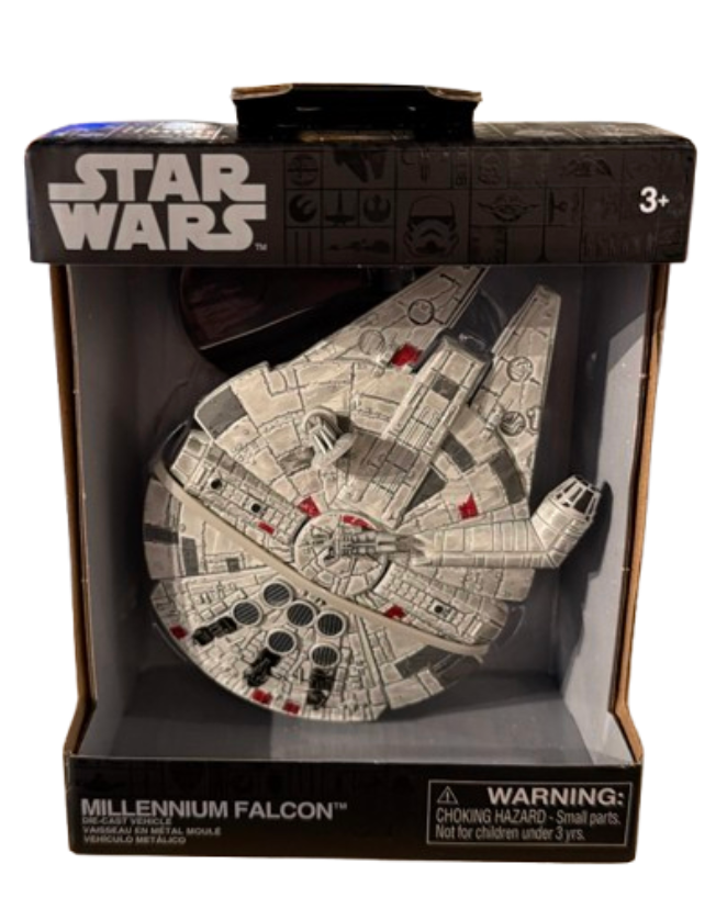 Disney Parks Star Wars Millennium Falcon Die-Cast Vehicle Toy New With Tag