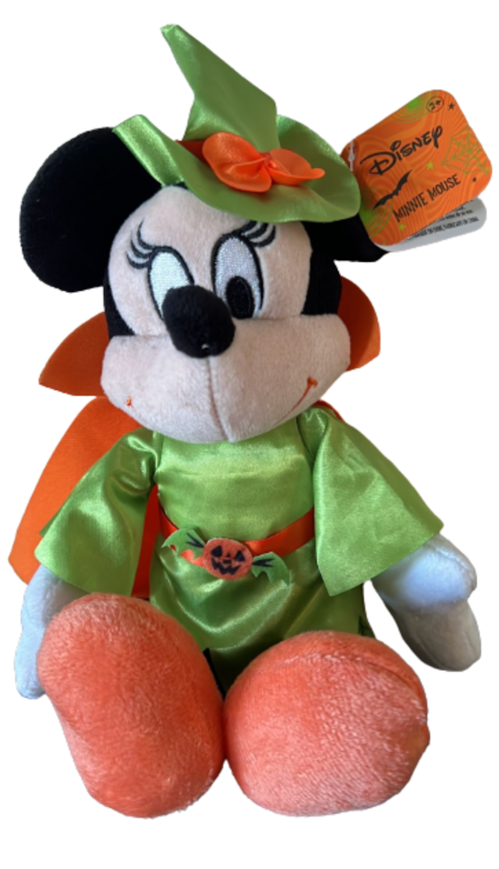 Disney Halloween Minnie with Witch Costume Plush New with Tags
