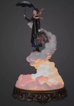 Disney Parks Mary Poppins 60th Anniversary Light-Up Figure Statue New with Box