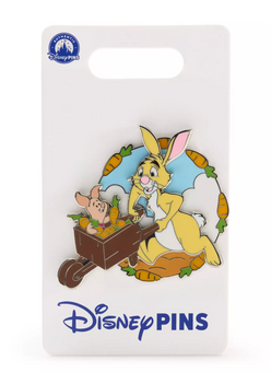 Disney Parks Rabbit and Piglet Pin Winnie the Pooh New With Card