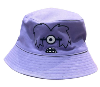 Universal Studios Despicable Me Purple Minion Youth Bucket Hat New With Tag