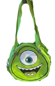 Disney Parks Monsters, Inc. Mike Wazowski Big Face Canvas Tote Bag New with Tag
