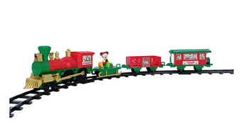 Disney Mickey Mouse Holiday Train Set Locomotive Mickey Sleigh Car New With Tag