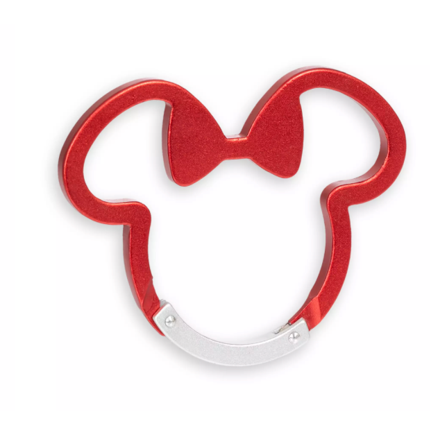 Disney Parks Minnie Mouse Stainless Steel Water Bottle w Caribiner New With Tag