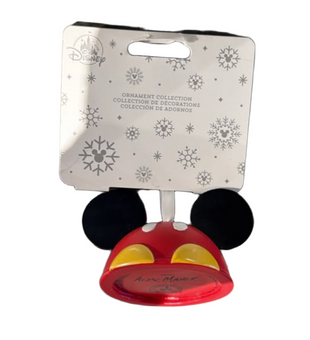 Disney Parks Mickey Mouse Ear Hat Christmas Ornament New with Tag