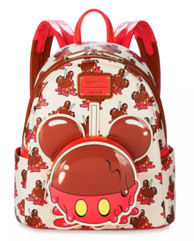 Disney Parks Mickey Mouse Candy Apple Loungefly Mini Backpack – Disney Eats New