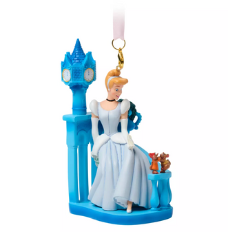 Disney Parks Cinderella Jaq and Gus Sketchbook Christmas Ornament New With Tag